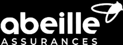 Logo Abeille Assurances : pictogramme d'abeille suivi du nom de l'assureur